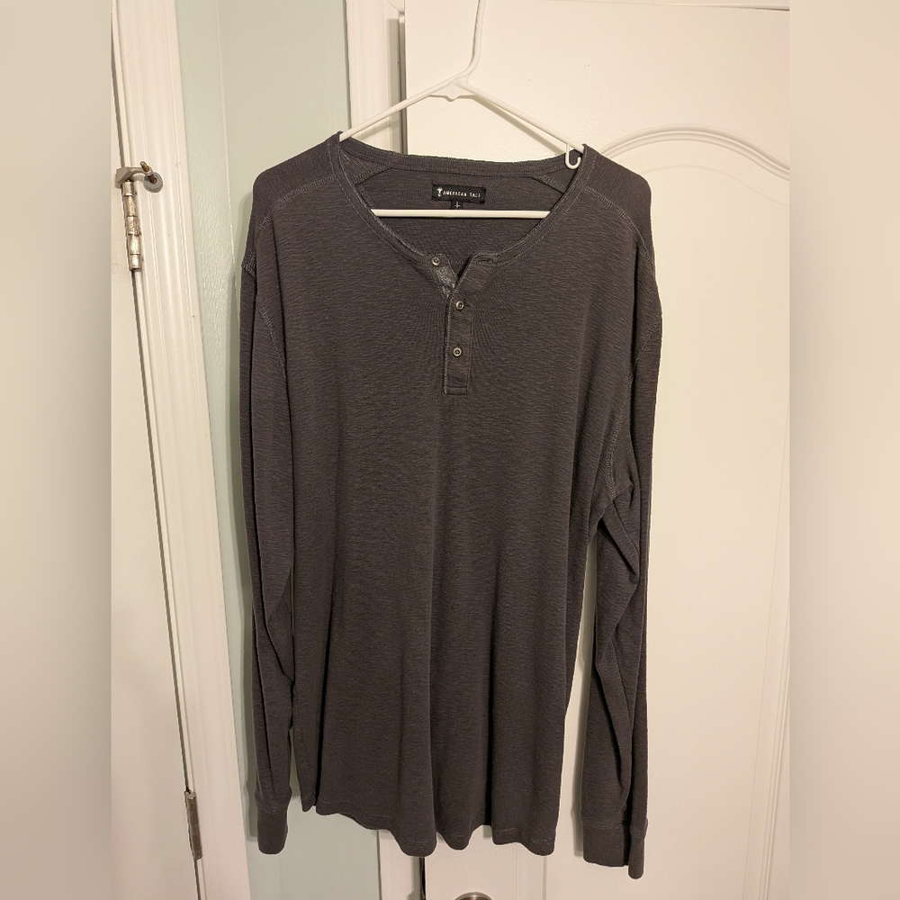 American Tall Long Sleeve Henley